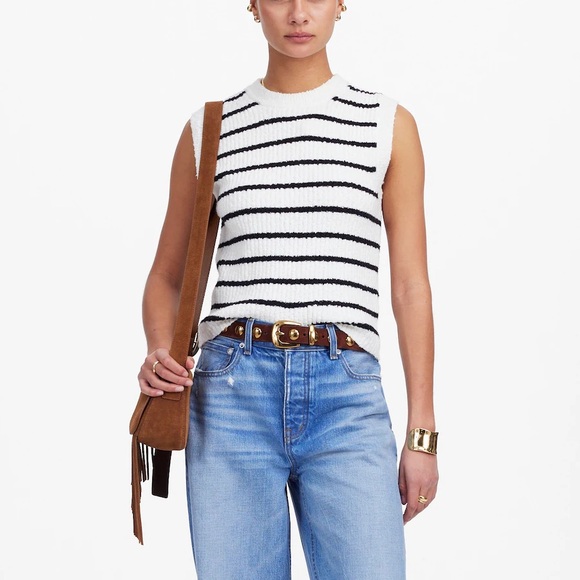 Madewell Tops - Madewell Bouclé-Knit Sweater Tank